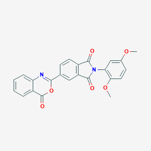 molecular formula C24H16N2O6 B388634 2-(2,5-dimethoxyphenyl)-5-(4-oxo-4H-3,1-benzoxazin-2-yl)-1H-isoindole-1,3(2H)-dione 