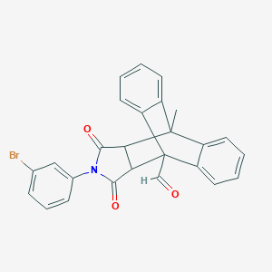 13-(3-bromophenyl)-10-methyl-12,14-dioxo-10,11,12,13,14,15-hexahydro-9H-9,10-[3,4]epipyrroloanthracene-9-carbaldehyde