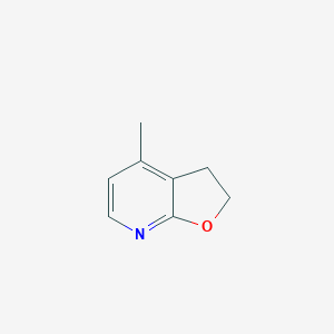 molecular formula C8H9NO B038866 4-甲基-2,3-二氢呋并[2,3-b]吡啶 CAS No. 121743-61-1