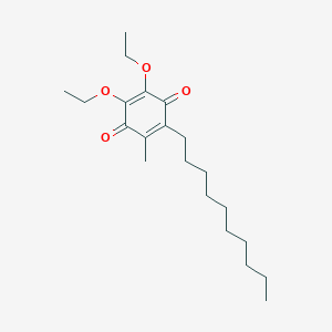 B038870 6-Decyl-2,3-diethoxy-5-methyl-1,4-benzoquinone CAS No. 118687-86-8