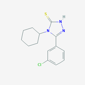 molecular formula C14H16ClN3S B388717 3-(3-chlorophenyl)-4-cyclohexyl-1H-1,2,4-triazole-5-thione CAS No. 90657-90-2