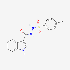 N'-(4-methylphenyl)sulfonyl-1H-indole-3-carbohydrazide