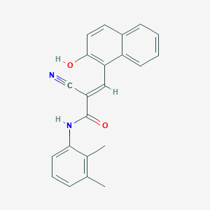 (2E)-2-cyano-N-(2,3-dimethylphenyl)-3-(2-hydroxynaphthalen-1-yl)prop-2-enamide