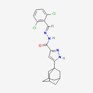 3-(1-adamantyl)-N'-(2,6-dichlorobenzylidene)-1H-pyrazole-5-carbohydrazide