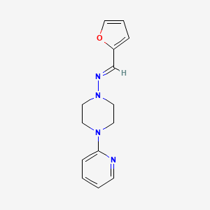 Furan-2-ylmethylene-(4-pyridin-2-yl-piperazin-1-yl)-amine