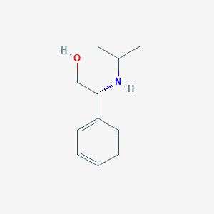 molecular formula C11H17NO B038876 (R)-2-异丙氨基-2-苯乙醇 CAS No. 112211-92-4