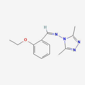 N-(2-ethoxybenzylidene)-3,5-dimethyl-4H-1,2,4-triazol-4-amine