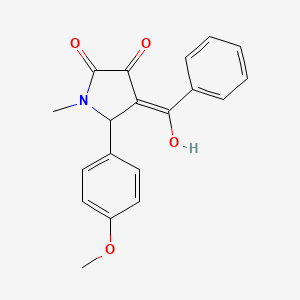 4-benzoyl-3-hydroxy-5-(4-methoxyphenyl)-1-methyl-1,5-dihydro-2H-pyrrol-2-one