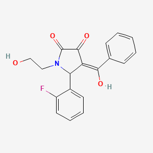 4-benzoyl-5-(2-fluorophenyl)-3-hydroxy-1-(2-hydroxyethyl)-1,5-dihydro-2H-pyrrol-2-one