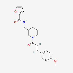 N-({1-[(2E)-3-(4-methoxyphenyl)-2-propenoyl]-3-piperidinyl}methyl)-2-furamide