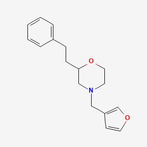 4-(3-furylmethyl)-2-(2-phenylethyl)morpholine