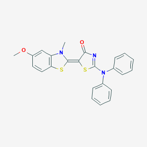 2-(diphenylamino)-5-[5-methoxy-3-methyl-1,3-benzothiazol-2(3H)-yliden]-1,3-thiazol-4-one