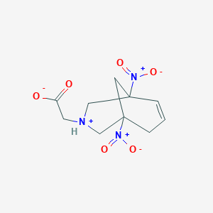 2-(1,5-Dinitro-3-azoniabicyclo[3.3.1]non-6-en-3-yl)acetate