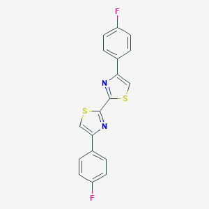 4-(4-Fluorophenyl)-2-[4-(4-fluorophenyl)-1,3-thiazol-2-yl]-1,3-thiazole