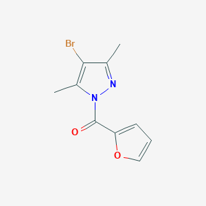 4-bromo-1-(2-furoyl)-3,5-dimethyl-1H-pyrazole