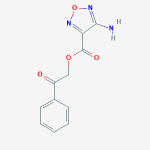 2-Oxo-2-phenylethyl 4-amino-1,2,5-oxadiazole-3-carboxylate