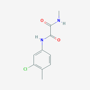 N-(3-chloro-4-methylphenyl)-N'-methylethanediamide