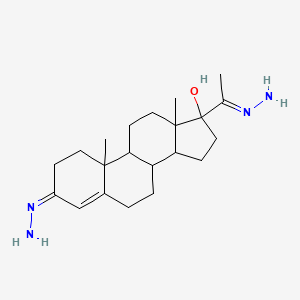 17-hydroxypregn-4-ene-3,20-dione dihydrazone