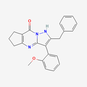 2-benzyl-3-(2-methoxyphenyl)-4,5,6,7-tetrahydro-8H-cyclopenta[d]pyrazolo[1,5-a]pyrimidin-8-one