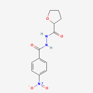 N'-(4-nitrobenzoyl)tetrahydro-2-furancarbohydrazide