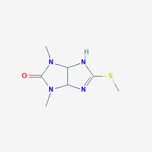 4,6-dimethyl-2-(methylthio)-3a,6a-dihydro-1H-imidazo[4,5-d]imidazol-5-one