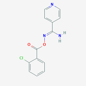 N'-[(2-chlorobenzoyl)oxy]-4-pyridinecarboximidamide