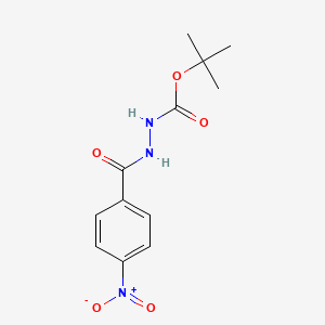 tert-Butyl 2-(4-nitrobenzoyl)hydrazine-1-carboxylate