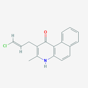 2-(3-Chloro-allyl)-3-methyl-benzo[f]quinolin-1-ol