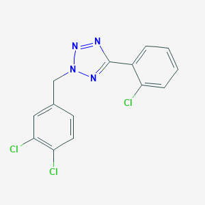 molecular formula C14H9Cl3N4 B388858 5-(2-chlorophenyl)-2-(3,4-dichlorobenzyl)-2H-tetraazole 