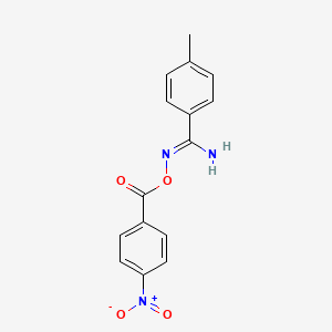 [(Z)-[amino-(4-methylphenyl)methylidene]amino] 4-nitrobenzoate