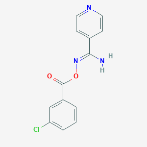 (Z)-[AMINO(PYRIDIN-4-YL)METHYLIDENE]AMINO 3-CHLOROBENZOATE