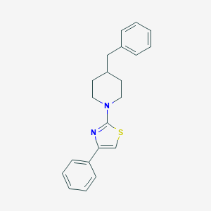 4-Benzyl-1-(4-phenyl-1,3-thiazol-2-yl)piperidine