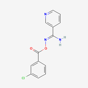 (Z)-[AMINO(PYRIDIN-3-YL)METHYLIDENE]AMINO 3-CHLOROBENZOATE