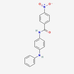 N-(4-anilinophenyl)-4-nitrobenzamide