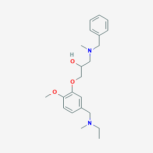 1-[benzyl(methyl)amino]-3-(5-{[ethyl(methyl)amino]methyl}-2-methoxyphenoxy)-2-propanol