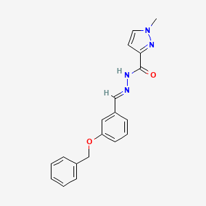 N'-[3-(benzyloxy)benzylidene]-1-methyl-1H-pyrazole-3-carbohydrazide