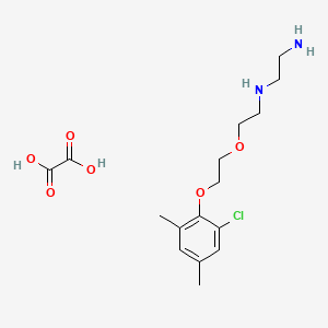 N-{2-[2-(2-chloro-4,6-dimethylphenoxy)ethoxy]ethyl}-1,2-ethanediamine oxalate