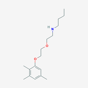 N-[2-[2-(2,3,5-trimethylphenoxy)ethoxy]ethyl]butan-1-amine