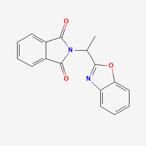 2-[1-(1,3-benzoxazol-2-yl)ethyl]-1H-isoindole-1,3(2H)-dione