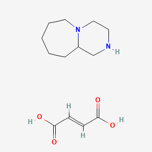 decahydropyrazino[1,2-a]azepine 2-butenedioate