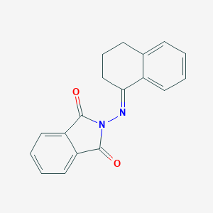 molecular formula C18H14N2O2 B388916 2-[(1E)-3,4-dihydronaphthalen-1(2H)-ylideneamino]-1H-isoindole-1,3(2H)-dione 