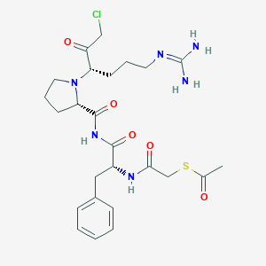 B038892 N(alpha)-((Acetylthio)acetyl)-phenylalanyl-prolyl-arginine chloromethyl ketone CAS No. 115290-74-9