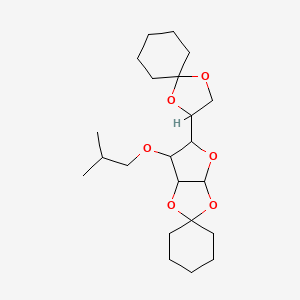 5'-{1,4-Dioxaspiro[4.5]decan-2-YL}-6'-(2-methylpropoxy)-tetrahydrospiro[cyclohexane-1,2'-furo[2,3-D][1,3]dioxole]