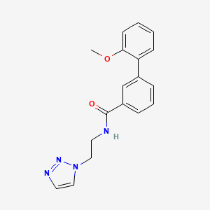 2'-methoxy-N-[2-(1H-1,2,3-triazol-1-yl)ethyl]biphenyl-3-carboxamide