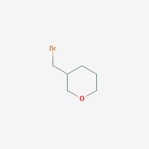 molecular formula C6H11BrO B038894 3-(Bromomethyl)tetrahydro-2H-pyran CAS No. 116131-44-3
