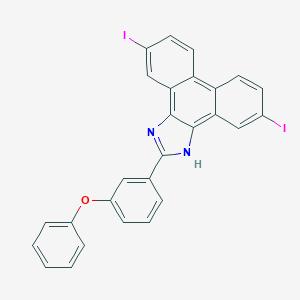 5,10-diiodo-2-(3-phenoxyphenyl)-1H-phenanthro[9,10-d]imidazole