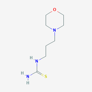 molecular formula C8H17N3OS B038897 1-(3-吗啉基丙基)-2-硫脲 CAS No. 111538-46-6