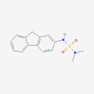 molecular formula C15H16N2O2S B388987 2-(二甲基磺酰胺基)-9H-芴 