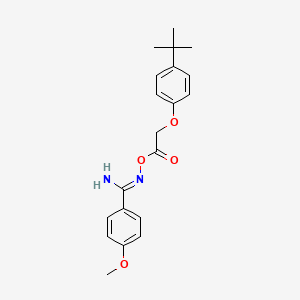 [(Z)-[amino-(4-methoxyphenyl)methylidene]amino] 2-(4-tert-butylphenoxy)acetate