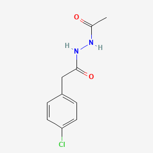 N'-acetyl-2-(4-chlorophenyl)acetohydrazide